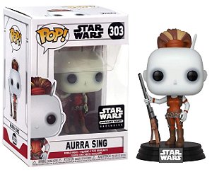 Funko Pop Star Wars 303 Aurra Sing Exclusive