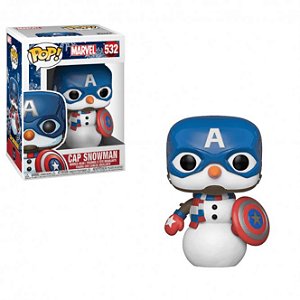 Funko Pop Marvel 532 Captain America Snowman Holiday