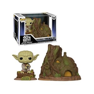 Funko Pop Star Wars 11 Dagobah Yoda With Hut