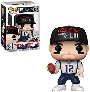 Funko Pop NFL Patriots 137 Tom Brady SB Champions
