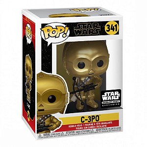 Funko Pop Star Wars Rise Of Skywalker 341 C-3PO Exclusive