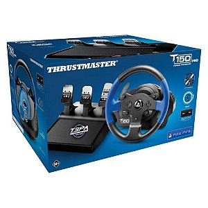 Kit Volante C/ Pedais Thrustmaster T150 RS Pro Ps4 PS3 PC - Game