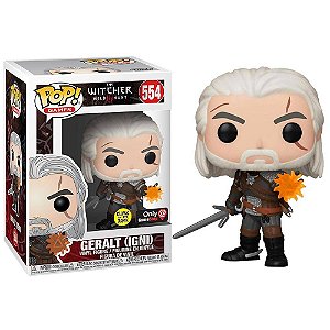 Funko Pop The Witcher 3 Wild Hunt 554 Geralt Glows In The Dark