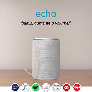 Amazon Echo 3ª Geração Smart Speaker c/ Alexa White - Branco