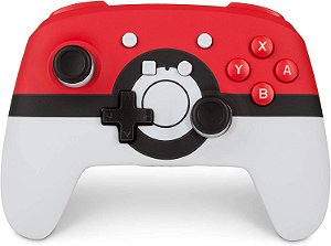 Controle S/ fio PowerA Enhanced Wireless Pokemon Pokeball - Switch