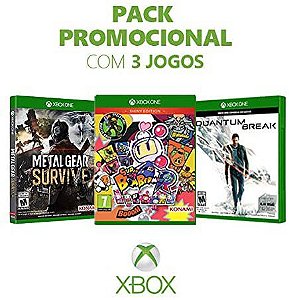 Metal Gear Survive + Super Bomberman + Quantum Break - Xbox One