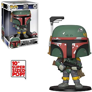 Funko Pop Star Wars 367 Boba Fett SuperSized 26cm 10 Exclusive