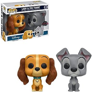 Funko Pop Disney 2 Pack Lady e The Tramp Dama e Vagabundo