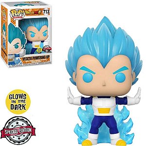 Funko Pop Dragon Ball Super 713 Vegeta Powering Up GITD