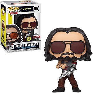 Funko Pop Cyberpunk 2077 592 Johnny Silverhand GITD