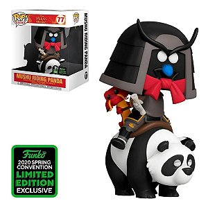 Funko Pop Disney Mulan 77 Mushu Riding Panda ECCC Limited