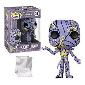 Funko Pop Disney Art Series 05 Jack Skellington c/ Caixa Acrilica
