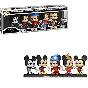 Funko Pop Disney Archives Mickey Mouse 5 Pack Exclusive