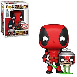 Funko Pop Marvel Zombies 667 Deadpool w/ Headpool