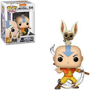 Funko Pop Avatar 534 Aang with Momo