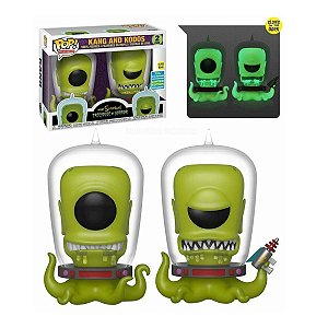 Funko Pop The Simpsons Kang And Kodos 2 Pack Glows in the Dark