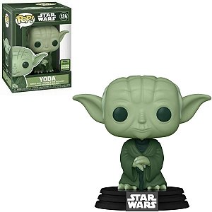 Funko Pop Star Wars 124 Yoda Military Green Limited Edition