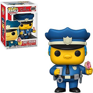 Funko Pop The Simpsons 899 Chief Wiggum Policial c/ Donut