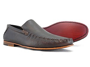 sapato masculino mocassim de couro