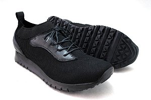 tenis jogging masculino couro