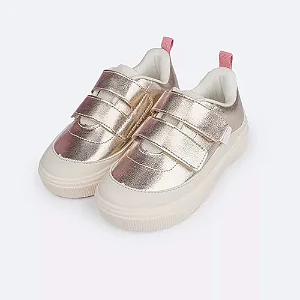 Tênis Infantil Pampili Yumi Clássico Velcro Duplo