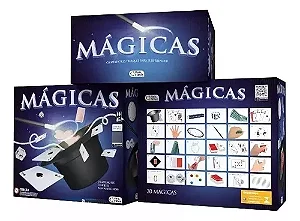 Brinquedo Jogo Infantil Caixa De Mágicas 30 Truques Pais & Filhos