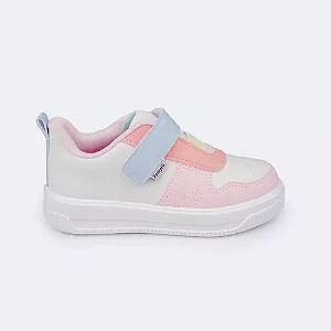 Tênis Infantil Feminino Pampili Up Recortes Colorido Casual