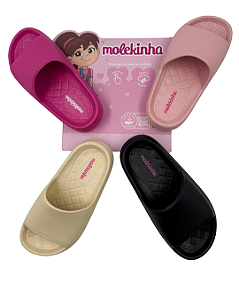 Chinelo Papete Nuvem Infantil Molekinha Menina Anatômica