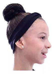Faixa para Cabelo- Ballet -Rosa/Preto