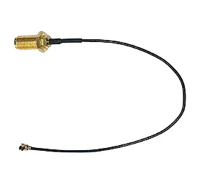Cabo Pigtail U.FL com conector RP SMA Fêmea 15cm