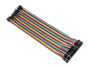 40 Cabos Jumper 20cm Macho X Fêmea