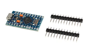 Placa Compatível Arduino Leonardo Pro micro Atmega32u4 16Mhz 5V