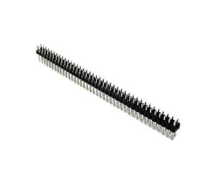 Barra de Pinos Macho 2X40 180 graus 2,54mm