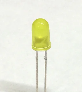 Led Difuso 5mm Amarelo