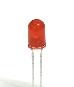 Led Difuso 5mm Vermelho