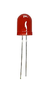 Led Difuso 10mm Vermelho