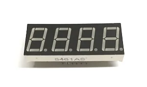 Display LED 7 Segmentos 4 Digitos Vermelho 0,56" Catodo Comum