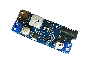 Módulo Regulador Lm2596s 9-36v Para Saída Usb 5v 5a