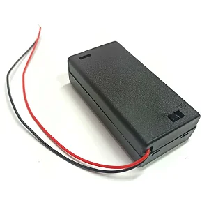 Suporte 2 Pilhas AA com Chave Liga/Desliga