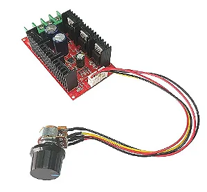 Controlador de Velocidade PWM 10-50V 40A 2000W