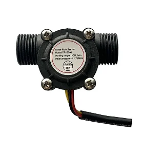 Sensor Hall Medidor Fluxo Vazão Água 1/2 1-30l Yfs201