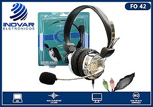 FO 42 FONE GAMER 2 cabos p2 KT 301 FON-8679