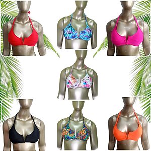 Biquini Aro V Com Bojo Feminino Moda Praia