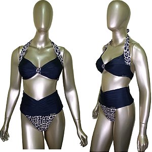 Biquine Conjunto Efeito Lipo Modelo Gringa Tendência Verão