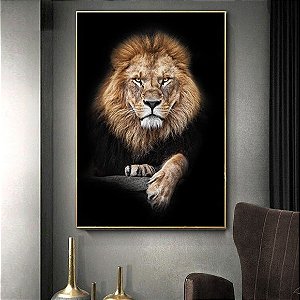 Quadro Leão o Rei