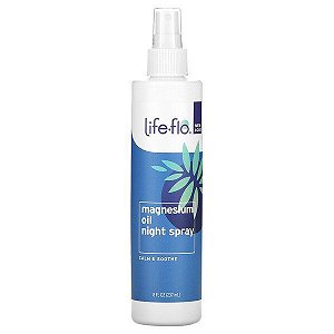 Spray Noturno de Óleo de Magnésio, Life-flo, Acalma e Alivia, 237 ml