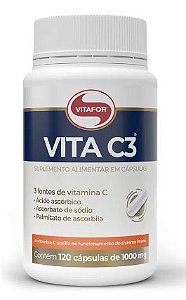 Vita C3 1000mg 120 cápsulas - Vitafor