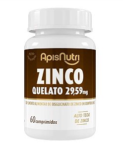 Zinco Quelato 500mg 60 Comprimidos - ApisNutri