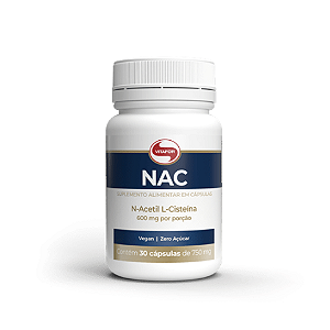 NAC 30 cápsulas, 600mg, Vitafor