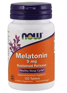 Melatonina NOW 120 Comprimidos de 5mg